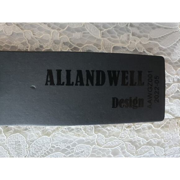 ALLAND WELL Shift Dress Women's L White Floral Round Neck Long Sleeve Back Zip - Picture 4 of 16